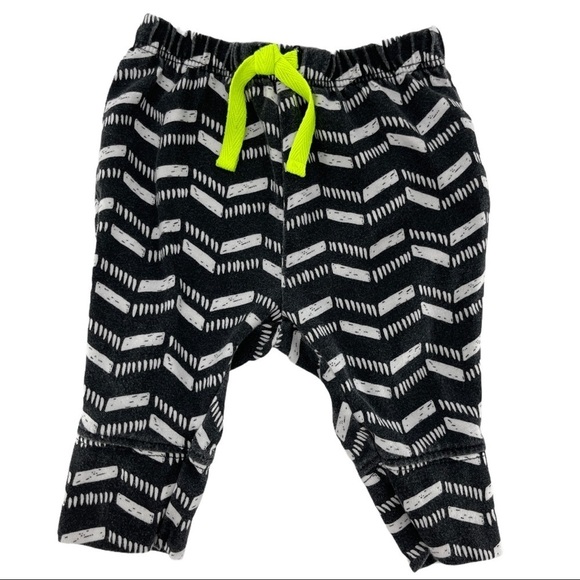 Cat & Jack Baby Geometric Chevron Pants Size 0-3M - Picture 1 of 6